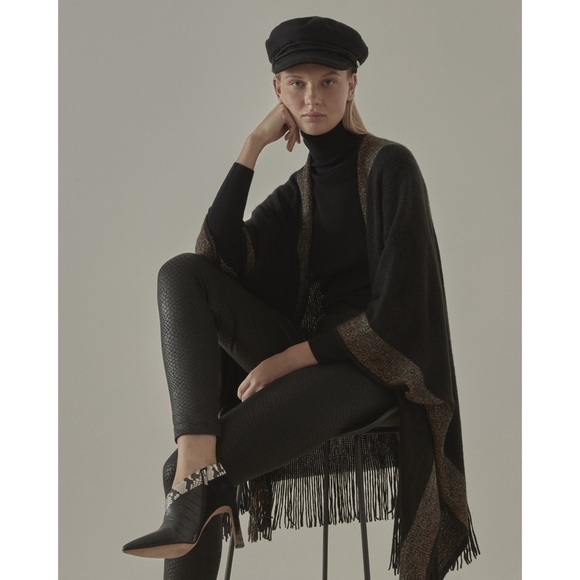 NWT Vince Camuto Vegan Leather Snakeskin Embossed Leggings Sz. 3X - Picture 3 of 3